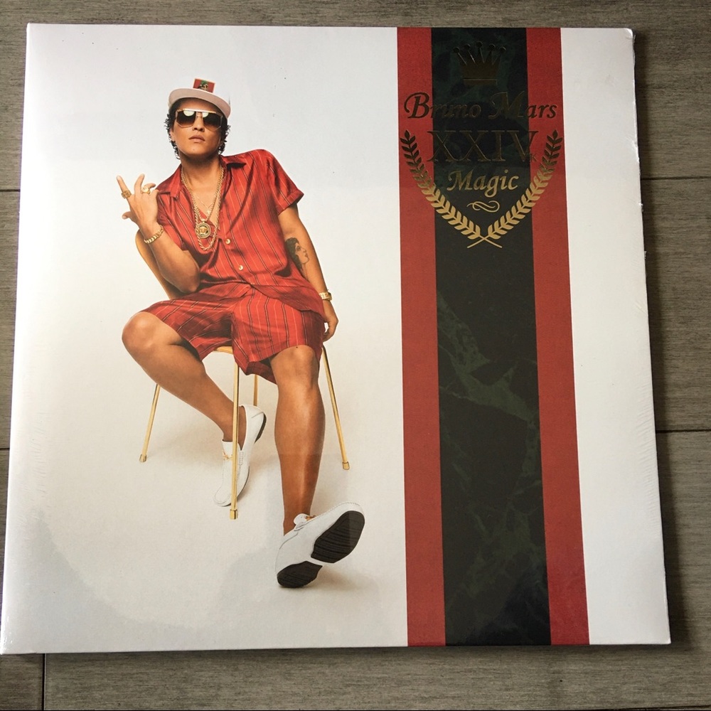 BRUNO MARS- 24K MAGIC ALBUM - VINYL EP (NEW SEALED)